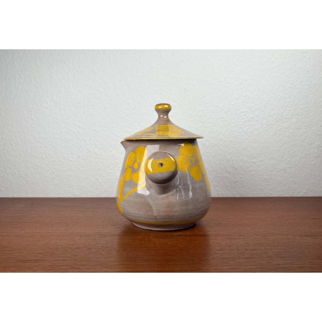 Vintage Italian Japanese Style Pottery Teapot from Cerasarda Fatto a Mano, 1970s For Sale - Image 6 of 18