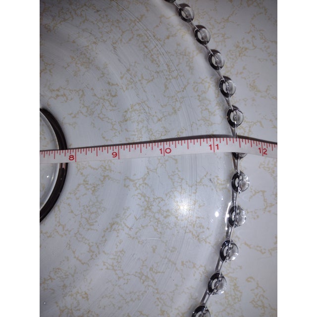 Mid Century 5 Piece Set With Platter, Bowls and Candlesticks For Sale - Image 9 of 17