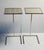 Glass 1990s Modern Sadie Spot Glass Side Tables Pair For Sale - Image 7 of 7