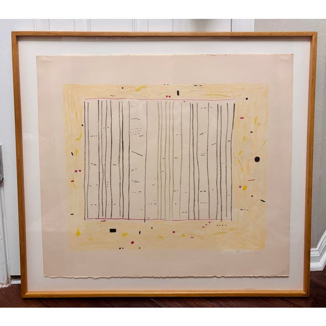 1979 Gene Davis "Yellow Jack" Signed Artist Proof Lithograph For Sale - Image 11 of 12