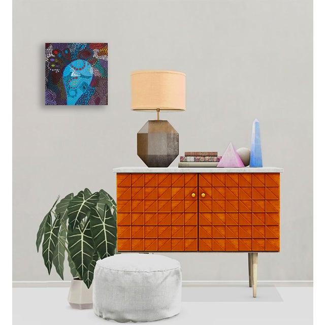 Angels of Silence is a celestial composition where color, rhythm, and stillness converge. The painting vibrates with quiet...