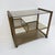Mid-Century Brass Bar Car with Smoked Glass, 1970s For Sale - Image 17 of 18