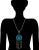 Stylish and finely detailed vintage Zuni Lee & Mary Weebothee turquoise fringe necklace crafted in sterling silver....