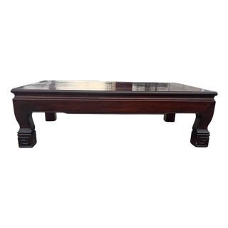 Mid 20th Century Rosewood Japanese Formal Dining Table For Sale