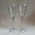 Vintage Handmade Etched Grapevine Champagne Glasses With Tulip Stems – Set of 2 For Sale - Image 9 of 12