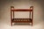 Mid-Century Modern Brazilian Modern Bar Cart in Imbuia Wood With Two Tiers and Slatted Shelf, Brazil, 1960s For Sale - Image 3 of 18