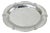 Vintage Art Deco Wm Rogers 411 Silver Plated Small Oval Scalloped 11" Dish Tray For Sale