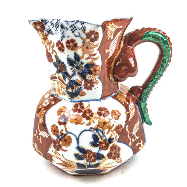 Ceramic 1890 Japan Imari Tankard Porcelain Vase For Sale - Image 7 of 13
