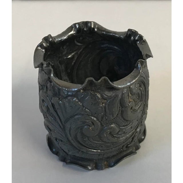 Antique Silver Plate Napkin Ring For Sale - Image 4 of 9