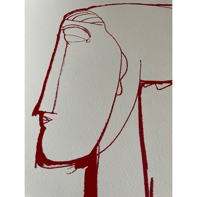 2020s A. Modigliani (1884-1920), Tetes (Red), Printed in Italy For Sale - Image 5 of 8