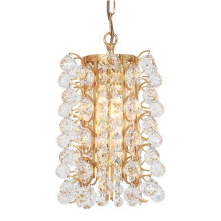 Small Gilded Brass Pendant from Christoph Palme, Germany, 1970s For Sale