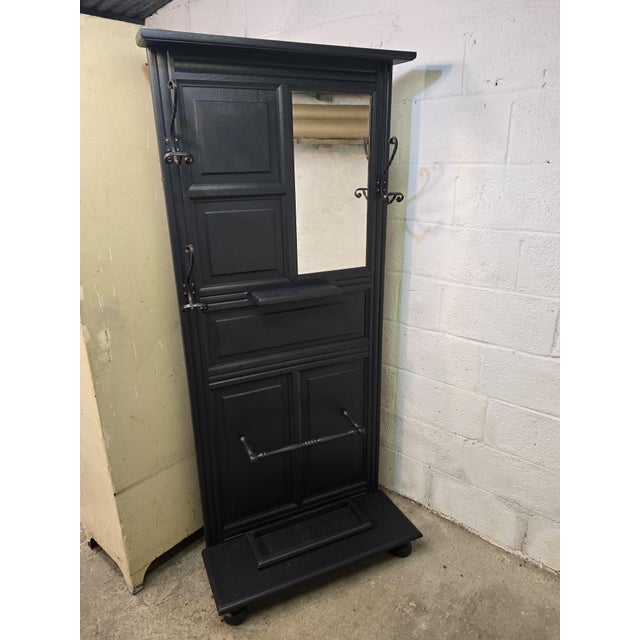 Oak Hallway Wardrobe, 1930s For Sale - Image 14 of 15