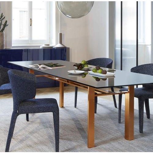 Mid-Century Doge Table with Aluminum Base by Carlo Scarpa for Cassina, Italy For Sale - Image 13 of 14