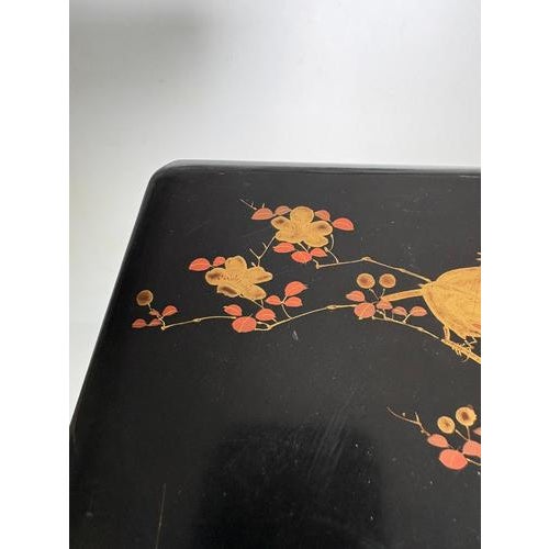 Black Early 20th Century Japanese Black Lacquer Box, Japan, 1920s For Sale - Image 8 of 10