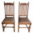 Antique Barley Twist Dining Chairs in Oak, 1900, Set of 2 For Sale