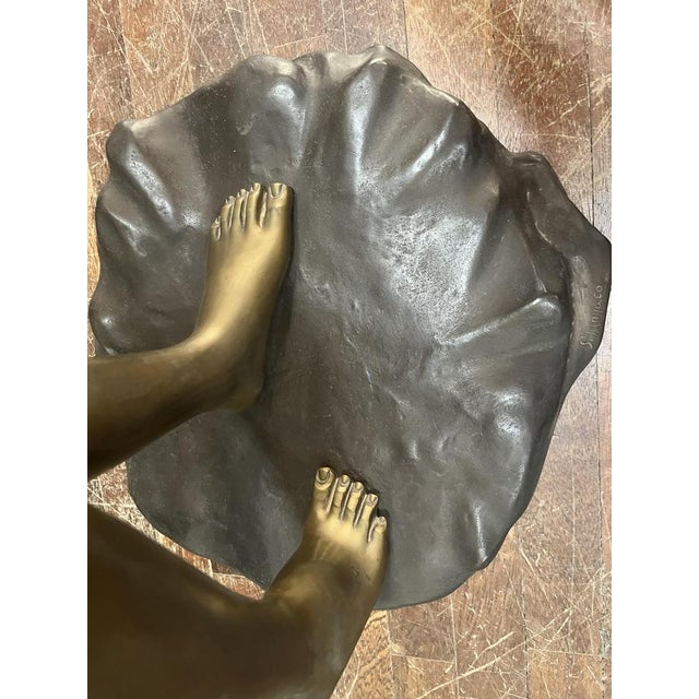 1980s St. Monk, Large Sculpture of a Standing Naked Woman, 1980s, Bronze For Sale - Image 5 of 9