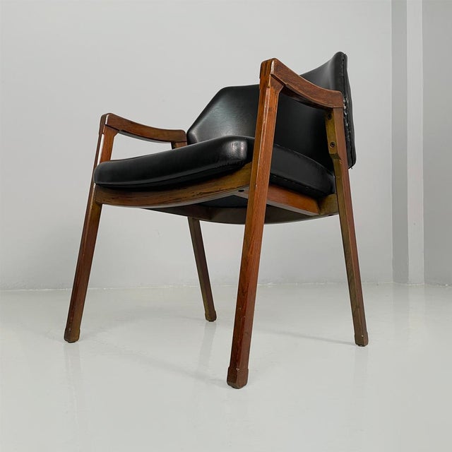 Mid-Century Modern Italian Model 814 Chairs from Cassina, 1960s, Set of 6 For Sale - Image 17 of 18