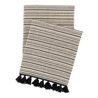 Pine Cone Hill by Annie Selke Kumi Jacquard Throw For Sale