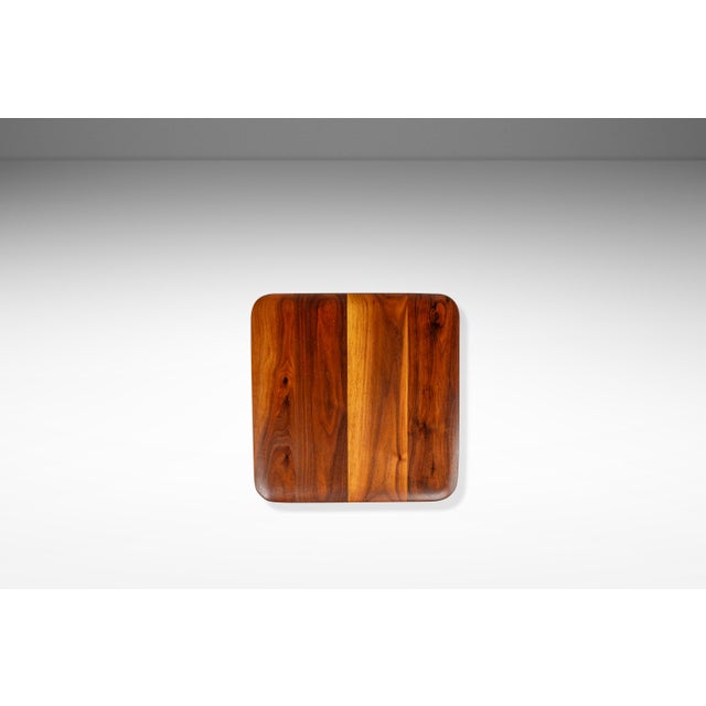 1960s Rare Mid-Century Modern Side Table / End Table in Solid Walnut by John Keal for Brown Saltman, Usa, C. 1960s For Sale - Image 5 of 17