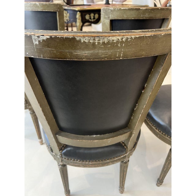 Set of 6 Antique Louis XVI Chairs For Sale - Image 9 of 12