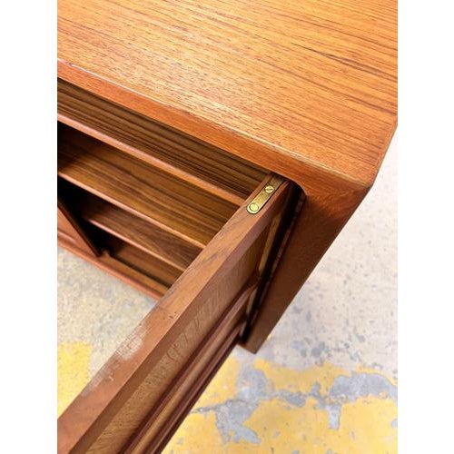 Brown Vintage Danish Teak Sideboard For Sale - Image 8 of 11