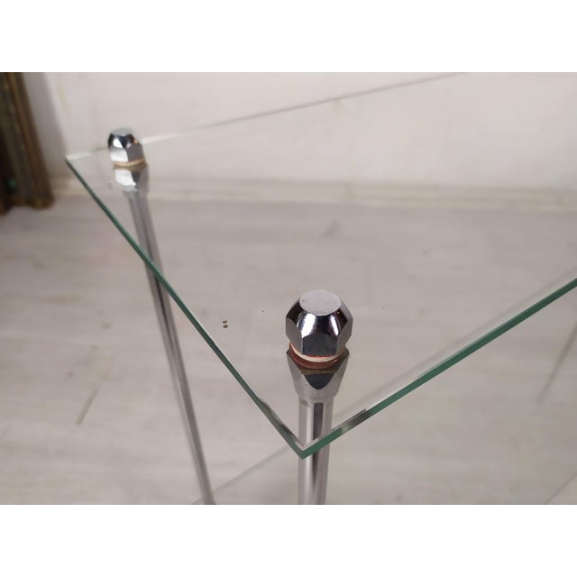 Vintage Chrome Console, 1970s For Sale - Image 11 of 12