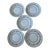 Ceramic Early 20th-Century Charles Field Haviland Limoges Floral Ramekins & Underplates — Set of 10 For Sale - Image 7 of 12