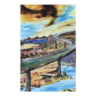 Angelo Donadoni, La Direction, 1992, Oil on Wood, Framed For Sale