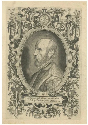 Philippe Galle, Portrait of Abraham Ortelius, 1579, Print