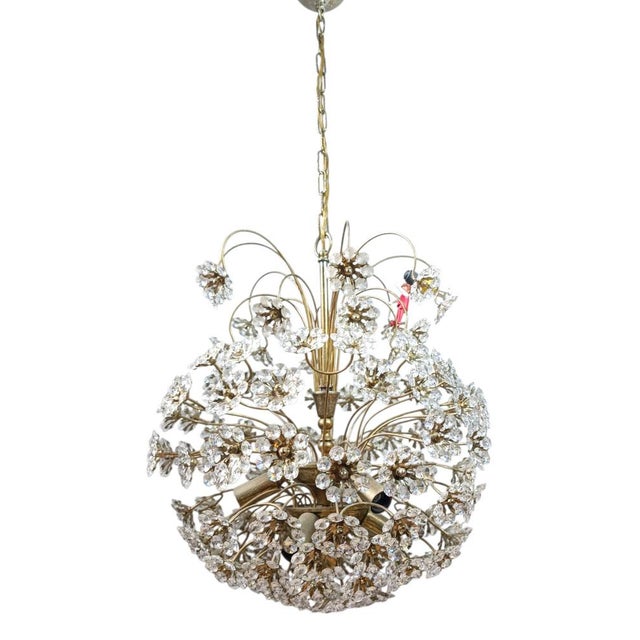 Mid-Century Modern Large Snowball Sputnik Chandelier by Palwa, 1950s For Sale - Image 3 of 8