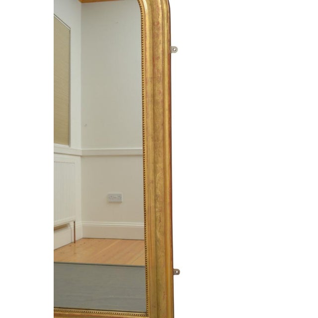 Gold Antique French Wall Mirror, 1890s For Sale - Image 8 of 12