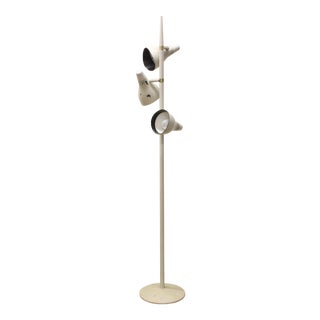 Space-Age Triple Light Floor Lamp by Gerald Thurston for Lightolier For Sale