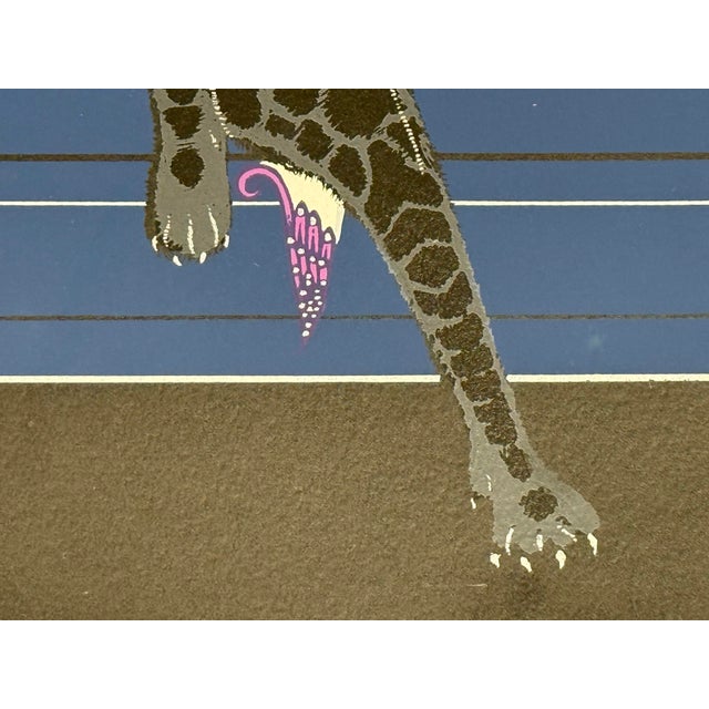 Circa 1977 Erté "Beauty and the Beast" Seriagraph, Framed For Sale - Image 9 of 13