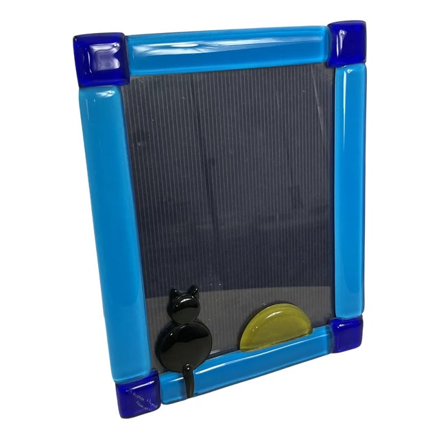 Pop Art Photo Holder in Murano Glass by Barovier, 1970s For Sale