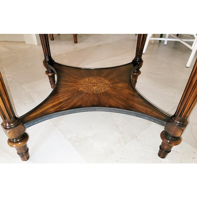 Brown Late 20th Century Theodore Alexander Center Table For Sale - Image 8 of 15