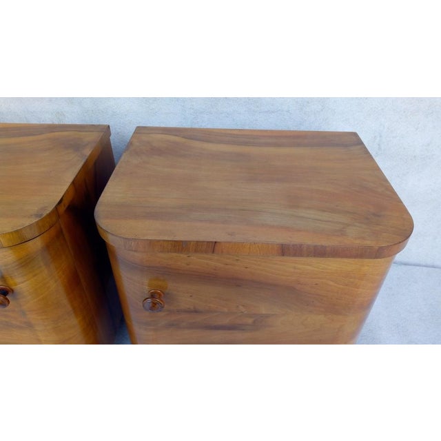 Bedside Tables by Jindřich Halabala for Up Závody, 1950s, Set of 2 For Sale - Image 13 of 18