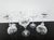 Elevate your dining experience or bar collection with this stunning set of six (6) vintage crystal wine goblets/water...