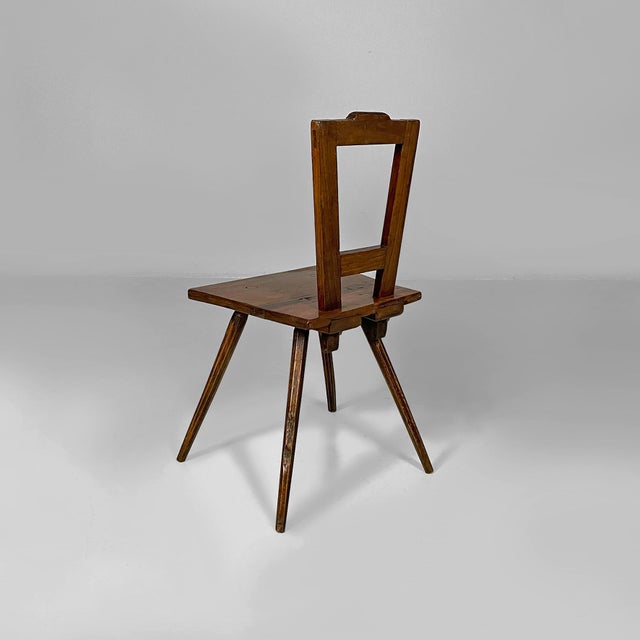 Italian 19th Century Style Chair in Wood, 1930s For Sale - Image 4 of 16