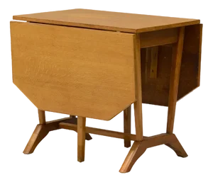 Mid-Century Drop-Leaf Table, 1950s