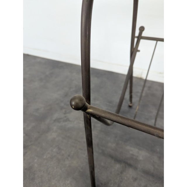 Brass Magazine Rack, 1970s For Sale - Image 4 of 5