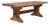 20th Century French Oak Trestle Dining Table For Sale