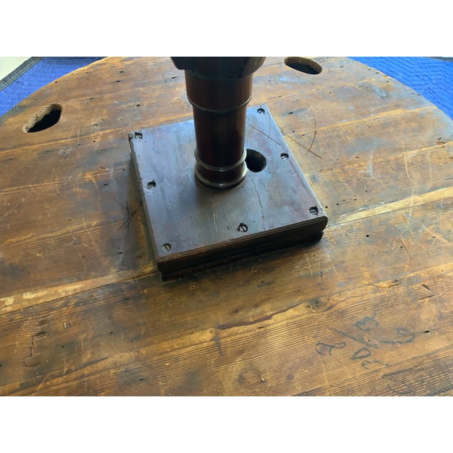 Large 19th Century Mahogany Drum Table For Sale - Image 11 of 12