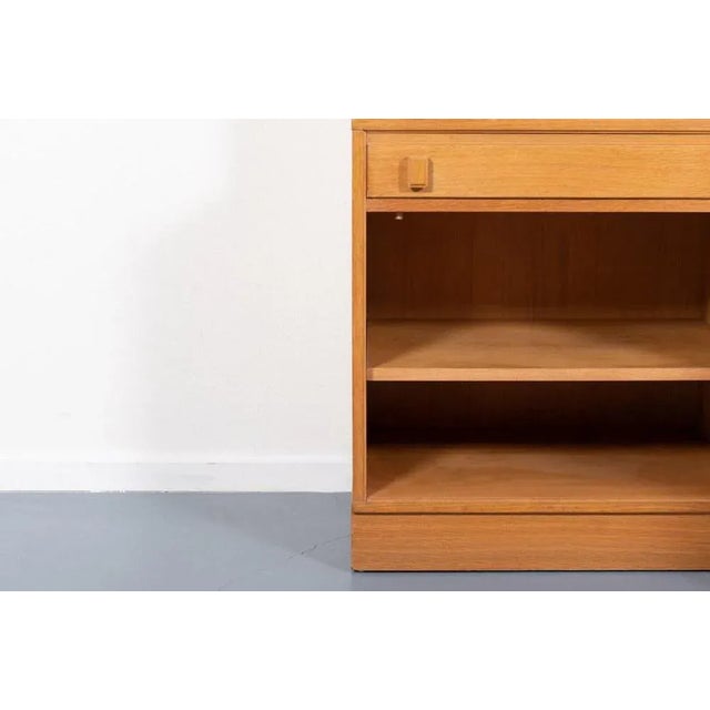 Wood Vintage Swedish Oak Bar Cabinet, 1970s For Sale - Image 7 of 10