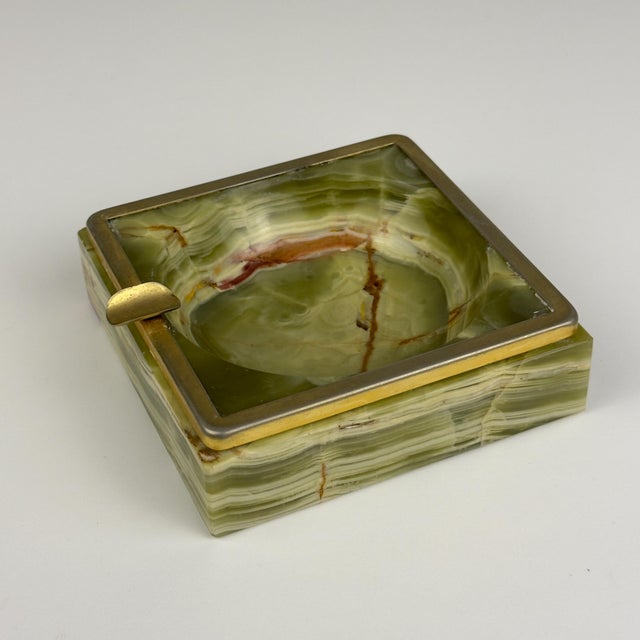 Vintage Onyx Ashtray, Italy, 1950s For Sale - Image 12 of 17