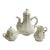 Mid 20th Century Red-Cliff White Ironstone 3-Piece Coffee & Tea Service Set For Sale