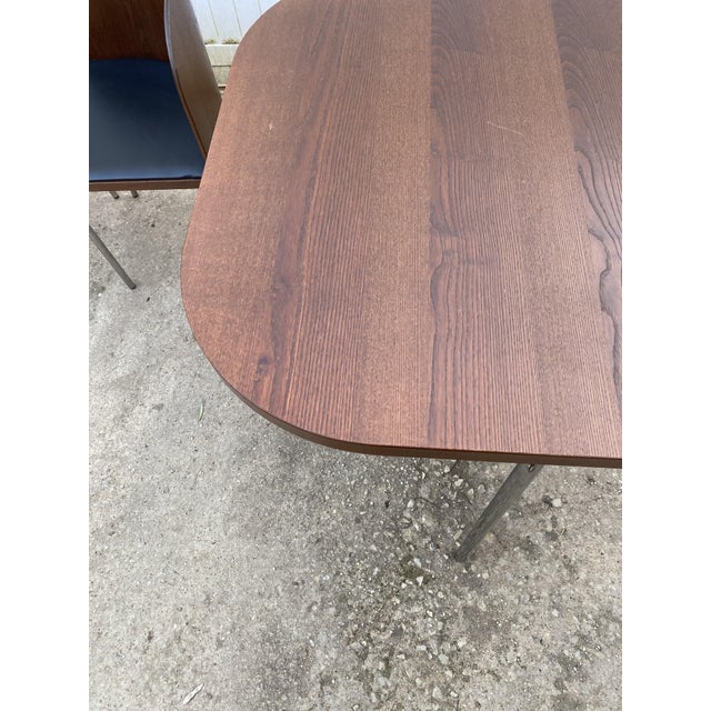 Sam Teak Table and Chairs by Sandra Kragnert for Ikea, Sweden, 1990s, Set of 5 For Sale - Image 11 of 18