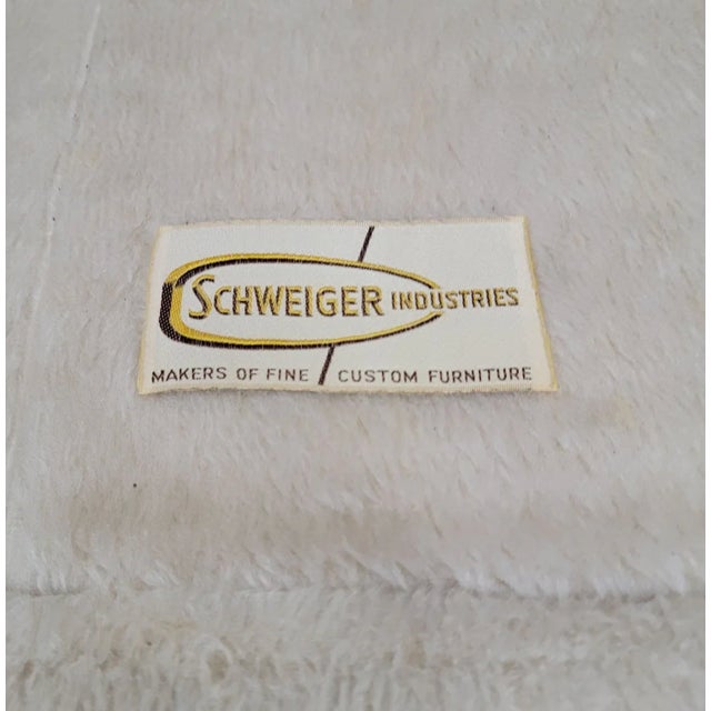 Animal Skin MCM Cream Teddy Bear Sofa by Schweiger Industries For Sale - Image 7 of 8