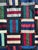 1940s Antique Patchwork Quilt Rail Fence Pattern 64” X 50” For Sale - Image 5 of 6