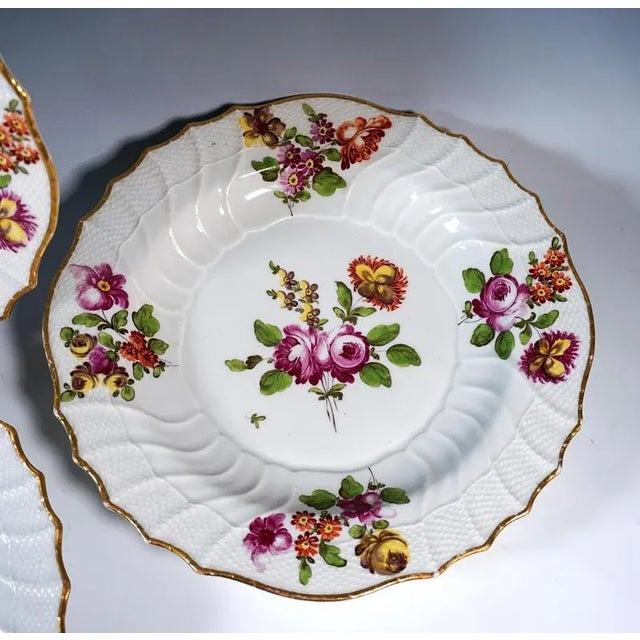 Ceramic Antique Viennese Imperial Porcelain Plates, 1750, Set of 6 For Sale - Image 7 of 12