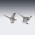Vintage 20th Century English Silver Ornamental Pheasants, 1972, Set of 2 For Sale - Image 6 of 18